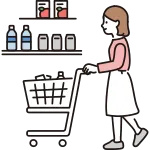 Woman Shopping SVG Icon